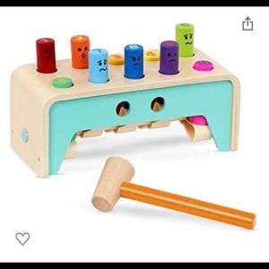 Wooden Hammer Toy for Kids, Toddlers